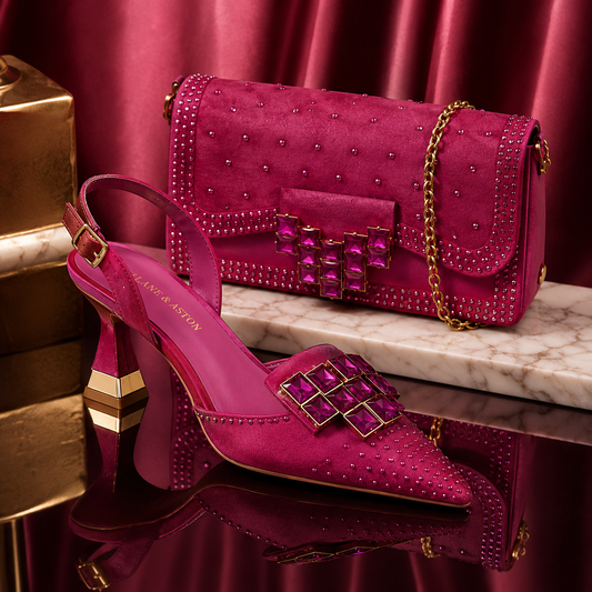 Lane & Aston™ Signature Crystal Stiletto Heels