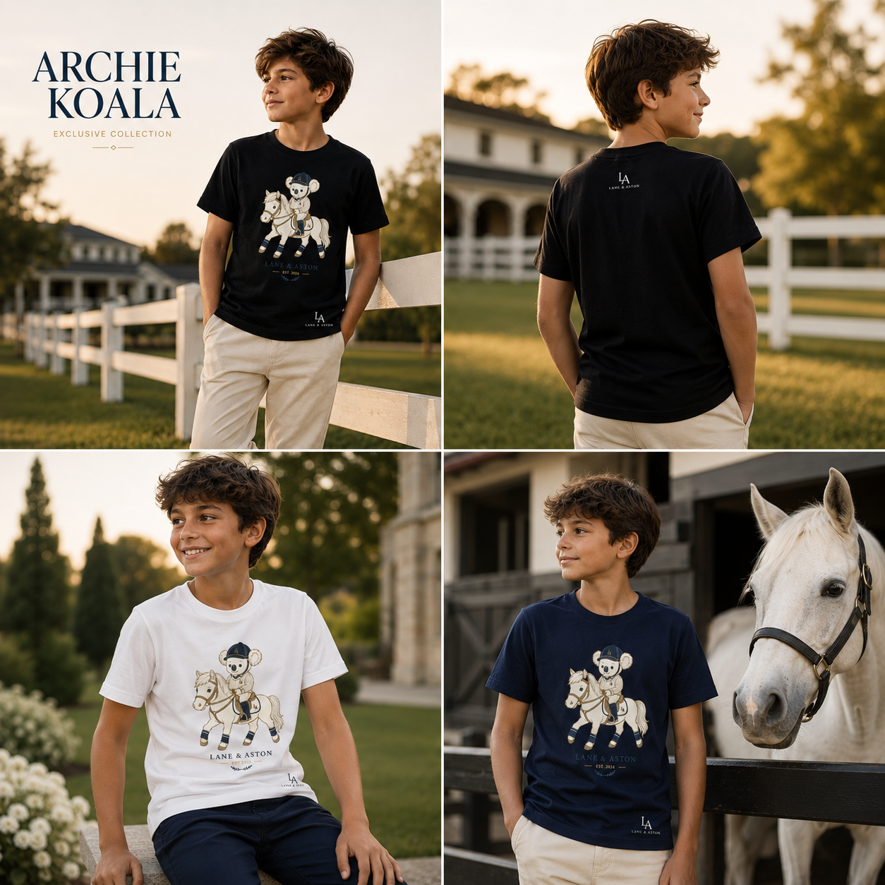 Archie Koala Organic Cotton T-Shirt