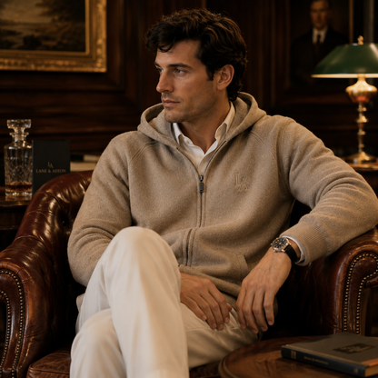 Lane & Aston Signature Merino Zip Hoodie