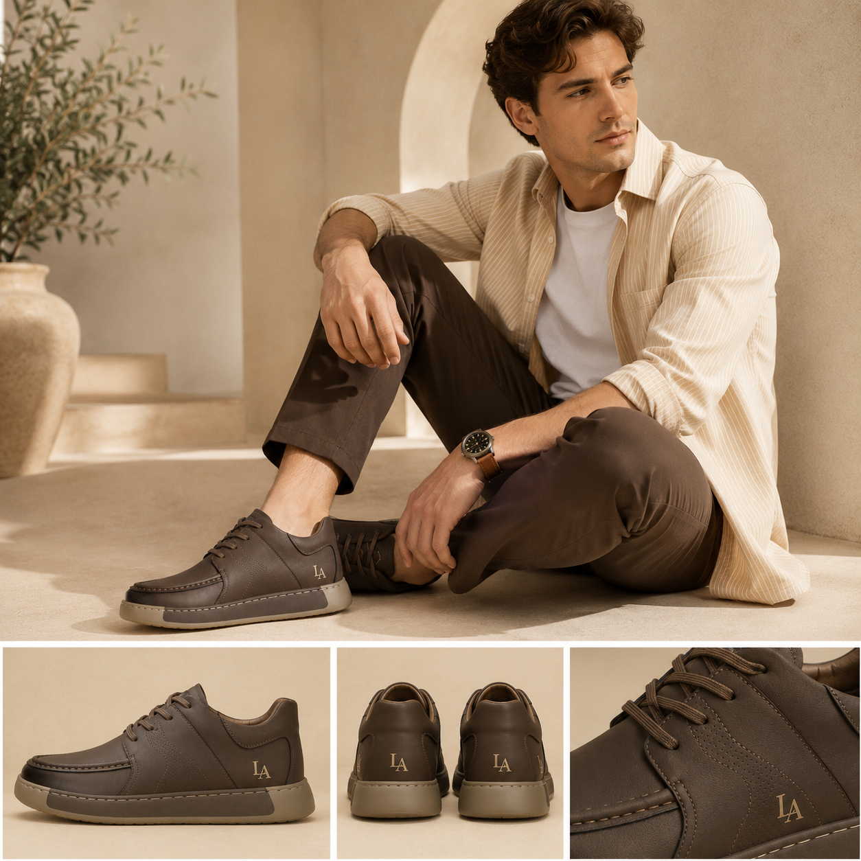 Lane & Aston Heritage Leather Sneaker