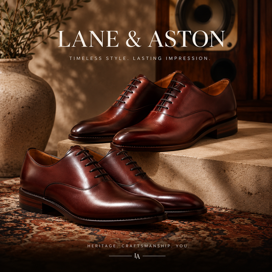 Lane & Aston Heritage Leather Lace-Up Shoes