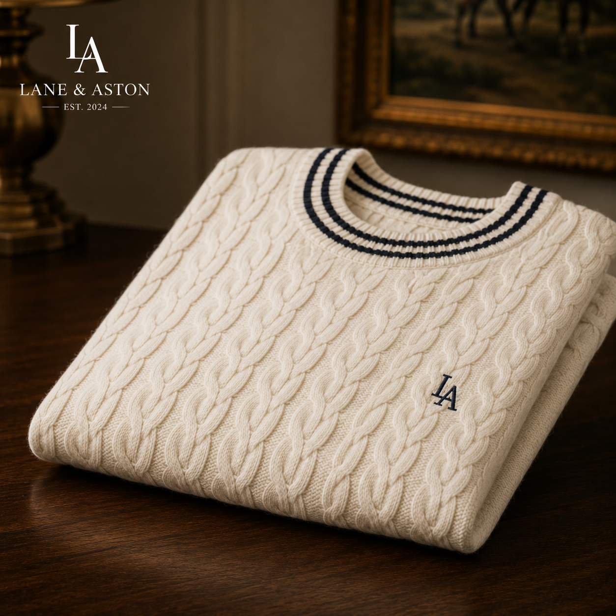 Lane & Aston Heritage Jacquard Sweater