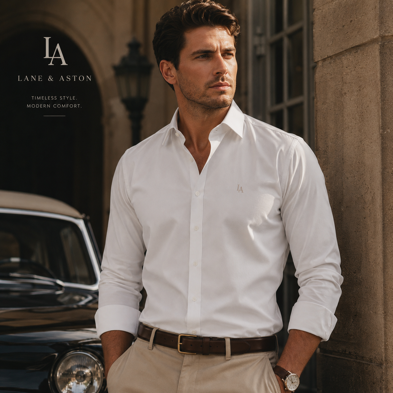 Lane & Aston Business Commute Shirt