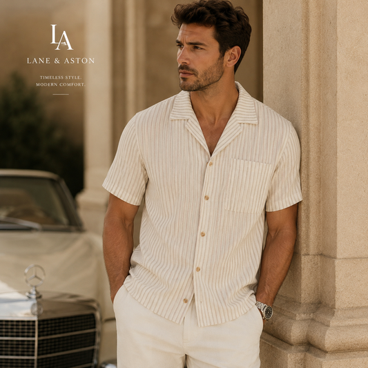 Lane & Aston™ Striped Summer Business Shirt